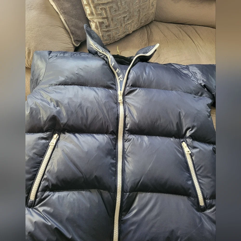 Womens MONCLER Down Coat Size 4 - Picture 3 of 12